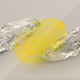 Loose Diamond - OVAL 1.89ct Fancy Vivid Yellow VVS2: Loose Diamond - OVAL 1.89ct Fancy Vivid Yellow VVS2 Source: This is a real non-mined Diamond that has been grown in a lab Shape: OVAL Carats: 1.89 Color: Fancy Vivid Yellow Certification: IGI Video: