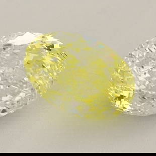 Loose Diamond - OVAL 1.02ct Fancy Vivid Yellow VVS2: Loose Diamond - OVAL 1.02ct Fancy Vivid Yellow VVS2 Source: This is a real non-mined Diamond that has been grown in a lab Shape: OVAL Carats: 1.02 Color: Fancy Vivid Yellow Certification: IGI Video: