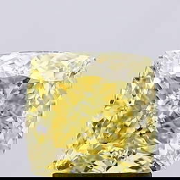 Loose Diamond - CUSHION MODIFIED 2.77ct Fancy Intense Yellow VS2
