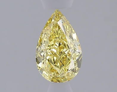 Loose Diamond - PEAR 1.01ct Fancy Vivid Yellow VVS2: Loose Diamond - PEAR 1.01ct Fancy Vivid Yellow VVS2 Source: This is a real non-mined Diamond that has been grown in a lab Shape: PEAR Carats: 1.01 Color: Fancy Vivid Yellow Certification: IGI Video: