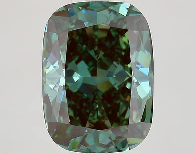 Loose Diamond - CUSHION MODIFIED 7.58ct Fancy Vivid Green VS1: Loose Diamond - CUSHION MODIFIED 7.58ct Fancy Vivid Green VS1 Source: This is a real non-mined Diamond that has been grown in a lab Shape: CUSHION MODIFIED Carats: 7.58 Color: Fancy Vivid Green Certif