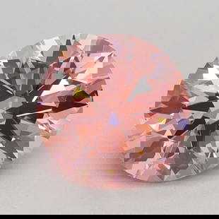 Ideal Loose Diamond - ROUND 0.75ct Fancy Vivid Pink VVS2: Ideal Loose Diamond - ROUND 0.75ct Fancy Vivid Pink VVS2 Source: This is a real non-mined Diamond that has been grown in a lab Shape: ROUND Carats: 0.75 Color: Fancy Vivid Pink Certification: IGI Vide