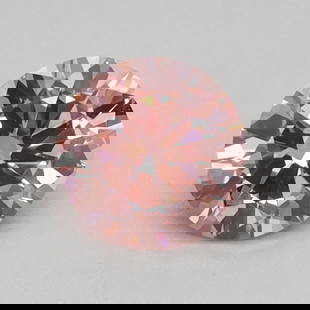 Loose Diamond - ROUND 0.34ct Fancy Vivid Pink VVS2: Loose Diamond - ROUND 0.34ct Fancy Vivid Pink VVS2 Source: This is a real non-mined Diamond that has been grown in a lab Shape: ROUND Carats: 0.34 Color: Fancy Vivid Pink Certification: IGI Additional