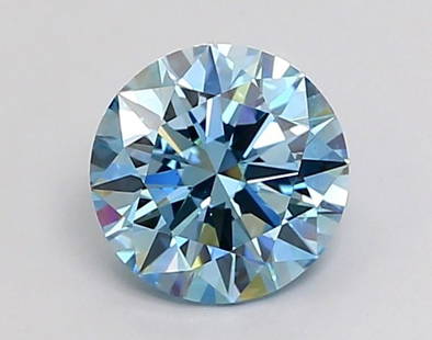 Ideal Loose Diamond - ROUND 1.3ct Fancy Vivid Blue VS1: Ideal Loose Diamond - ROUND 1.3ct Fancy Vivid Blue VS1 Source: This is a real non-mined Diamond that has been grown in a lab Shape: ROUND Carats: 1.3 Color: Fancy Vivid Blue Certification: IGI Video: