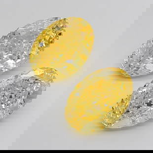 Loose Diamond - OVAL 2.07ct Fancy Vivid Yellow VS1: Loose Diamond - OVAL 2.07ct Fancy Vivid Yellow VS1 Source: This is a real non-mined Diamond that has been grown in a lab Shape: OVAL Carats: 2.07 Color: Fancy Vivid Yellow Certification: IGI Video: