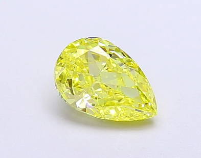Loose Diamond - PEAR 1.05ct Fancy Vivid Yellow VVS2: Loose Diamond - PEAR 1.05ct Fancy Vivid Yellow VVS2 Source: This is a real non-mined Diamond that has been grown in a lab Shape: PEAR Carats: 1.05 Color: Fancy Vivid Yellow Certification: IGI Video: