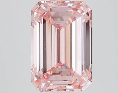 Loose Diamond - EMERALD 3.77ct Fancy Intense Pink VVS2: Loose Diamond - EMERALD 3.77ct Fancy Intense Pink VVS2 Source: This is a real non-mined Diamond that has been grown in a lab Shape: EMERALD Carats: 3.77 Color: Fancy Intense Pink Certification: IGI Vi