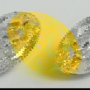 Loose Diamond - OVAL 1.72ct Fancy Vivid Yellow VVS2: Loose Diamond - OVAL 1.72ct Fancy Vivid Yellow VVS2 Source: This is a real non-mined Diamond that has been grown in a lab Shape: OVAL Carats: 1.72 Color: Fancy Vivid Yellow Certification: IGI Video: