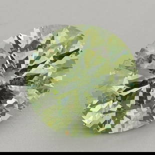 Loose Diamond - ROUND 1.53ct Fancy Vivid Green VS2: Loose Diamond - ROUND 1.53ct Fancy Vivid Green VS2 Source: This is a real non-mined Diamond that has been grown in a lab Shape: ROUND Carats: 1.53 Color: Fancy Vivid Green Certification: IGI Video: