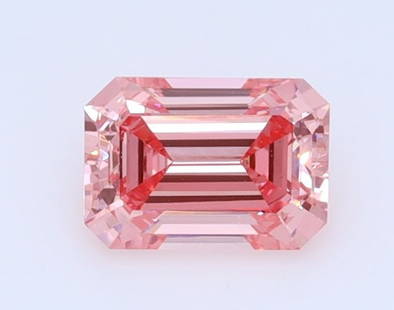Loose Diamond - EMERALD 0.45ct Fancy Vivid Pink VS1: Loose Diamond - EMERALD 0.45ct Fancy Vivid Pink VS1 Source: This is a real non-mined Diamond that has been grown in a lab Shape: EMERALD Carats: 0.45 Color: Fancy Vivid Pink Certification: IGI Video:
