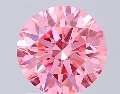 Ideal Loose Diamond - ROUND 1.52ct Fancy Vivid Pink VS1: Ideal Loose Diamond - ROUND 1.52ct Fancy Vivid Pink VS1 Source: This is a real non-mined Diamond that has been grown in a lab Shape: ROUND Carats: 1.52 Color: Fancy Vivid Pink Certification: IGI Video
