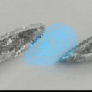 Loose Diamond - PEAR 0.5ct Fancy Vivid Blue VS1: Loose Diamond - PEAR 0.5ct Fancy Vivid Blue VS1 Source: This is a real non-mined Diamond that has been grown in a lab Shape: PEAR Carats: 0.5 Color: Fancy Vivid Blue Certification: IGI Video: