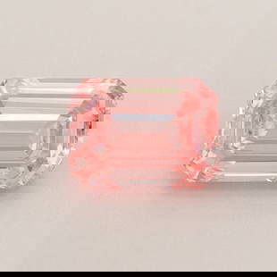 Loose Diamond - EMERALD 0.43ct Fancy Intense Pink VS1: Loose Diamond - EMERALD 0.43ct Fancy Intense Pink VS1 Source: This is a real non-mined Diamond that has been grown in a lab Shape: EMERALD Carats: 0.43 Color: Fancy Intense Pink Certification: IGI Vid