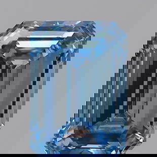 Loose Diamond - EMERALD 0.8ct Fancy Vivid Blue VS1: Loose Diamond - EMERALD 0.8ct Fancy Vivid Blue VS1 Source: This is a real non-mined Diamond that has been grown in a lab Shape: EMERALD Carats: 0.8 Color: Fancy Vivid Blue Certification: IGI Video: