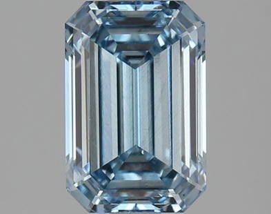 Loose Diamond - EMERALD 1.99ct Fancy Intense Blue VS2: Loose Diamond - EMERALD 1.99ct Fancy Intense Blue VS2 Source: This is a real non-mined Diamond that has been grown in a lab Shape: EMERALD Carats: 1.99 Color: Fancy Intense Blue Certification: IGI Vid