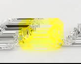 Loose Diamond - EMERALD 1.01ct Fancy Vivid Yellow VS1
