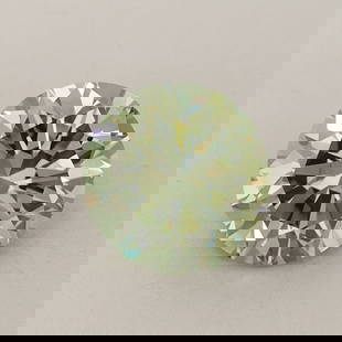 Loose Diamond - ROUND 1.0ct Fancy Vivid Green VS2: Loose Diamond - ROUND 1.0ct Fancy Vivid Green VS2 Source: This is a real non-mined Diamond that has been grown in a lab Shape: ROUND Carats: 1.0 Color: Fancy Vivid Green Certification: IGI Video: