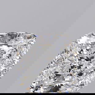 Loose Diamond - CUSHION BRILLIANT 1.05ct D VVS2: Loose Diamond - CUSHION BRILLIANT 1.05ct D VVS2 Source: This is a real non-mined Diamond that has been grown in a lab Shape: CUSHION BRILLIANT Carats: 1.05 Color: D Clarity: VVS2 Certification: IGI Vi