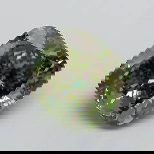 Loose Diamond - CUSHION MODIFIED 3.05ct Fancy Vivid Green VS1: Loose Diamond - CUSHION MODIFIED 3.05ct Fancy Vivid Green VS1 Source: This is a real non-mined Diamond that has been grown in a lab Shape: CUSHION MODIFIED Carats: 3.05 Color: Fancy Vivid Green Certif