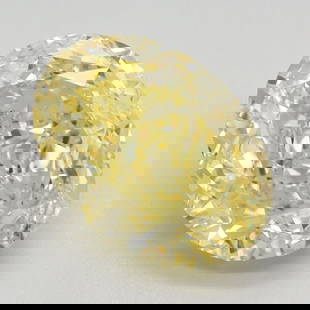 Loose Diamond - OVAL 2.29ct Fancy Intense Yellow VS1: Loose Diamond - OVAL 2.29ct Fancy Intense Yellow VS1 Source: This is a real non-mined Diamond that has been grown in a lab Shape: OVAL Carats: 2.29 Color: Fancy Intense Yellow Certification: IGI Video