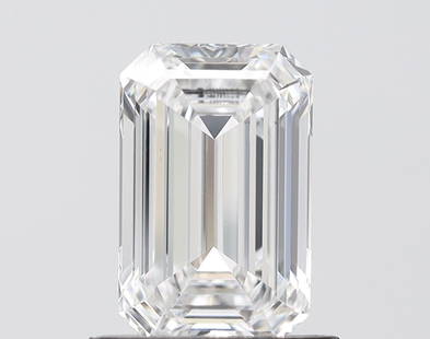 Loose Diamond - EMERALD 1.25ct E VS1: Loose Diamond - EMERALD 1.25ct E VS1 Source: This is a real non-mined Diamond that has been grown in a lab Shape: EMERALD Carats: 1.25 Color: E Clarity: VS1 Certification: IGI Video: