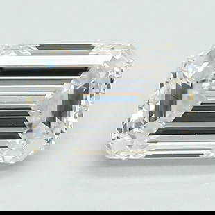 Loose Diamond - EMERALD 1.03ct E VS1: Loose Diamond - EMERALD 1.03ct E VS1 Source: This is a real non-mined Diamond that has been grown in a lab Shape: EMERALD Carats: 1.03 Color: E Clarity: VS1 Certification: IGI Video: