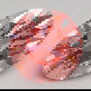 Ideal Loose Diamond - ROUND 2.23ct Fancy Vivid Pink VS1: Ideal Loose Diamond - ROUND 2.23ct Fancy Vivid Pink VS1 Source: This is a real non-mined Diamond that has been grown in a lab Shape: ROUND Carats: 2.23 Color: Fancy Vivid Pink Certification: IGI Video