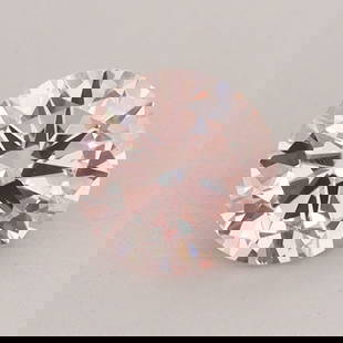 Loose Diamond - ROUND 0.66ct Fancy Light Pink VVS2: Loose Diamond - ROUND 0.66ct Fancy Light Pink VVS2 Source: This is a real non-mined Diamond that has been grown in a lab Shape: ROUND Carats: 0.66 Color: Fancy Light Pink Certification: IGI Video: