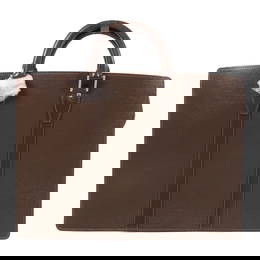 LOUIS VUITTON M30058 Taiga Brown Calfskin Brief Case Bag