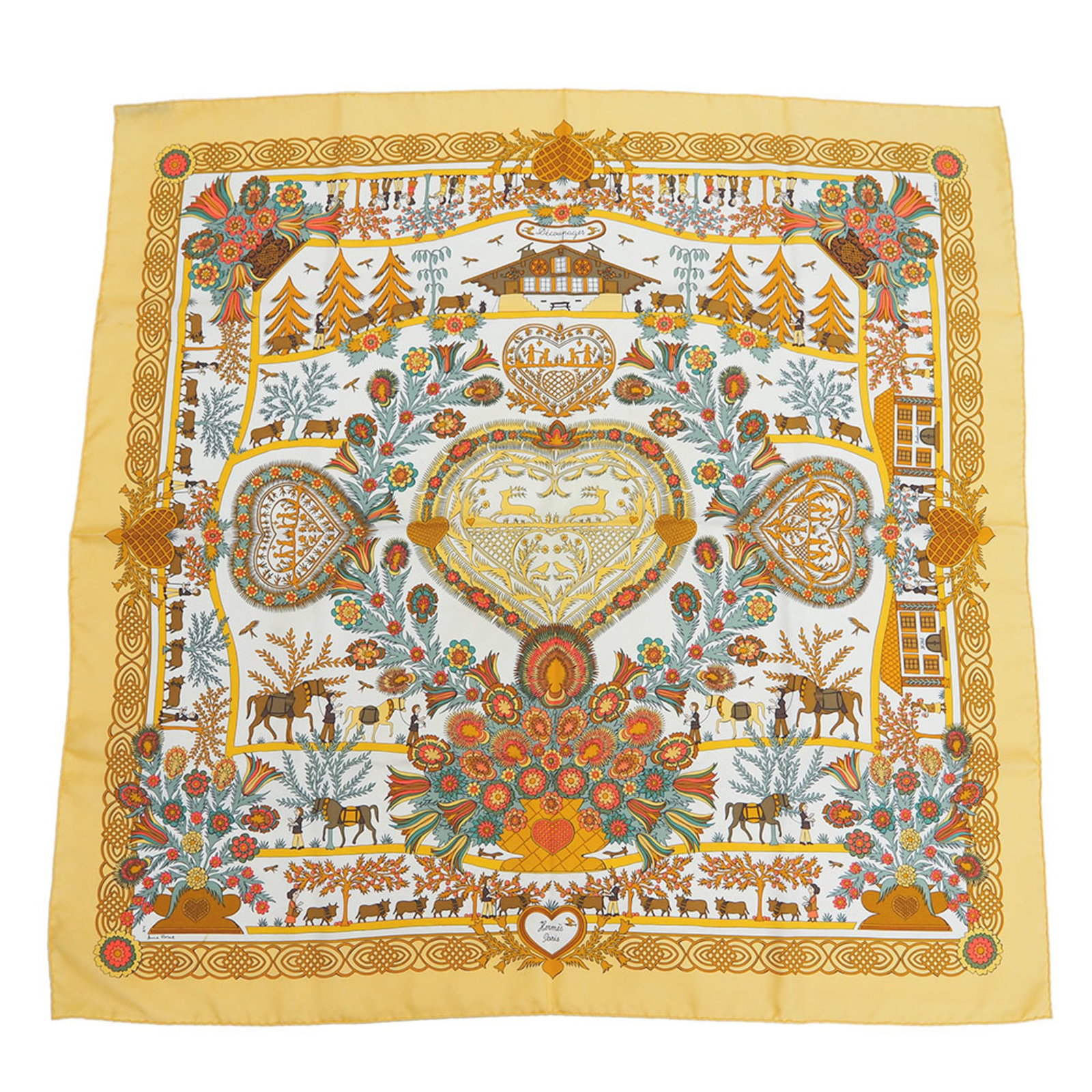 Hermes Cream Silk Scarf 88.5cm x 87.5cm Luxury Accessory: Hermes Cream Silk Scarf 88.5cm x 87.5cm Luxury Accessory Elevate your accessory collection with this exquisite Hermes Silk Scarf in a sophisticated cream color. Crafted from 100% silk, this scarf not 