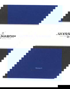 Ulysse Nardin I Timepiece Manual Booklet: Ulysse Nardin I Timepiece Manual Booklet Discover the Ulysse Nardin I Booklet Manual, a pre-owned item that provides essential information about Ulysse Nardin timepieces. This manual serves as a valua