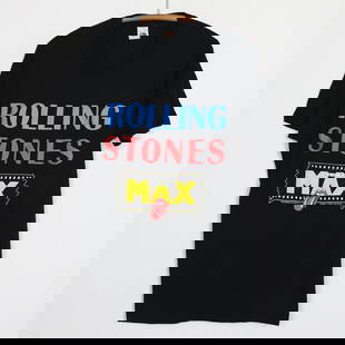 Vintage 1991 Rolling Stones I-Max Live Shirt Black XL: Vintage 1991 Rolling Stones I-Max Live Shirt Black XL This original vintage 1991 Rolling Stones At The I-Max Larger Than Live Shirt is a must-have for collectors and fans alike. Crafted from a comfort
