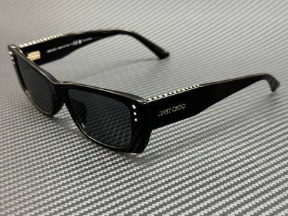 Jimmy Choo JC50002BU Polarized Black 55mm Women's Sunglasses: Jimmy Choo JC50002BU Polarized Black 55mm Women's Sunglasses Elevate your style with these stunning Jimmy Choo JC50002BU 500081 sunglasses. Featuring a sleek black frame and polarized lenses, these wo