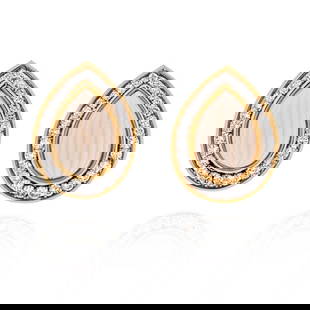 David Webb 18K Yellow Gold Coral Diamond Clip Earrings 6 Cts: David Webb 18K Yellow Gold Coral Diamond Clip Earrings 6 Cts Elevate your style with these exquisite David Webb earrings, featuring a stunning combination of light pink fluted coral and a dazzling dia