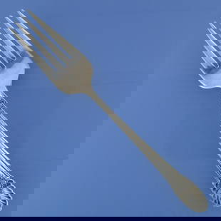 International Silver Riviera Sterling Silver Salad Fork 6 3/8 in No Monogram: International Silver Riviera Sterling Silver Salad Fork 6 3/8 in No Monogram This exquisite salad fork from International Silver features the elegant Riviera pattern, crafted from high-quality sterlin