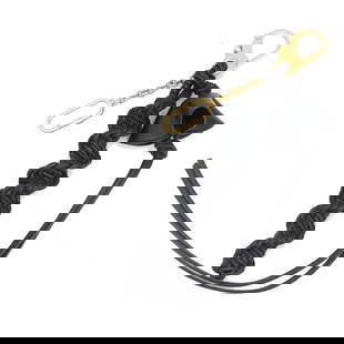 Celine Black Leather Handbag Charm with Gold Key Ring: Celine Black Leather Handbag Charm with Gold Key Ring Enhance your handbag with this elegant Celine bag charm, crafted from high-quality black leather and adorned with a durable metal key ring holder.