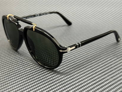 Persol PO0202S 95 31 Black Sunglasses 57mm Unisex Fashion: Persol PO0202S 95 31 Black Sunglasses 57mm Unisex Fashion Introducing the Persol PO0202S 95 31 Sunglasses, a stylish accessory designed for both men and women. Featuring a sleek black frame, these sun