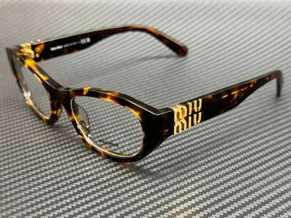 Miu Miu MU 03WV 14L1O1 Havana Women's Eyeglasses 53mm: Miu Miu MU 03WV 14L1O1 Havana Women's Eyeglasses 53mm Introducing the Miu Miu MU 03WV 14L1O1 Eyeglasses, designed for women who appreciate style and sophistication. These eyeglasses feature a chic Hav