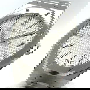 Audemars Piguet Royal Oak 50th Anniversary 41mm Automatic Date Watch Stainless Steel Men's: Audemars Piguet Royal Oak 50th Anniversary 41mm Automatic Date Watch Stainless Steel Men's Discover the Audemars Piguet Royal Oak 50th Anniversary Automatic Date Watch, a stunning timepiece crafted fo