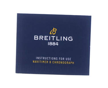 Breitling Navitimer 8 Chronograph Manual Booklet: Breitling Navitimer 8 Chronograph Manual Booklet Explore the detailed manual for the Breitling Navitimer 8 Chronograph, a must-have for enthusiasts of this iconic brand. This pre-owned booklet provide