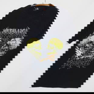 1994 Metallica I'm Inside You Pushead Vintage Shirt Black Cotton: 1994 Metallica I'm Inside You Pushead Vintage Shirt Black Cotton Elevate your vintage collection with this original 1994 Metallica 'I'm Inside You' Pushead Shirt. This authentic vintage piece features