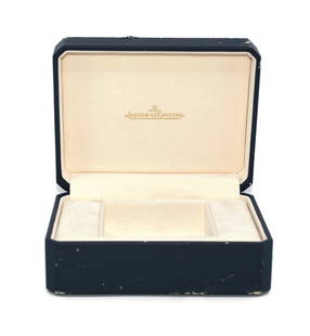 Jaeger-LeCoultre Authentic Blue Presentation Watch Box 7x5x3: Jaeger-LeCoultre Authentic Blue Presentation Watch Box 7x5x3 This is a pre-owned Jaeger-LeCoultre presentation box designed for a single watch. The box features a vibrant blue color and is constructed