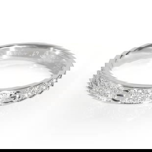 Cartier Love Wedding Band 18k White Gold Diamond VVS1 Size 4: Cartier Love Wedding Band 18k White Gold Diamond VVS1 Size 4 This exquisite Cartier Love Wedding Band features a classic round brilliant shape and is crafted from high-quality 18k white gold. The band