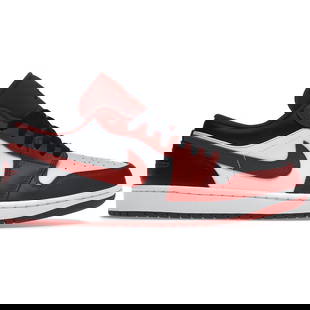 Authentic Nike Jordan 1 Low Bulls Sneakers: Authentic Nike Jordan 1 Low Bulls Sneakers Step up your sneaker game with these authentic Nike Jordan 1 Low Bulls. Designed for both style and comfort, these sneakers feature a sleek low-top silhouett