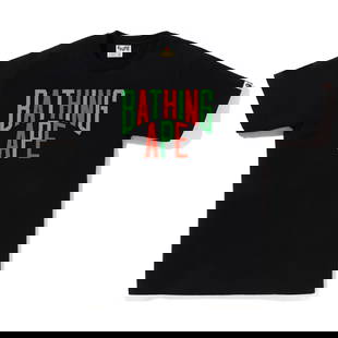 A Bathing Ape Colors NYC Black T-Shirt: A Bathing Ape Colors NYC Black T-Shirt A Bathing Ape Colors NYC Black Tee This item is brand new and in unworn condition. Specifications Size: Medium Condition: Unworn Additional images avail