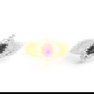 14k Yellow Gold Ruby Diamond Halo Cocktail Ring: 14k Yellow Gold Ruby Diamond Halo Cocktail Ring This exquisite cocktail ring features a stunning 14k yellow gold band adorned with a halo of sparkling diamonds surrounding a captivating pear-shaped ru