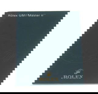 Rolex GMT-Master II Manual Booklet English 2007 Edition: Rolex GMT-Master II Manual Booklet English 2007 Edition Explore the detailed manual for the Rolex GMT-Master II, published in English in 2007. This pre-owned booklet offers valuable information about
