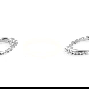 Tiffany & Co. Platinum Eternity Ring with Diamonds Size 5.5: Tiffany & Co. Platinum Eternity Ring with Diamonds Size 5.5 This stunning Eternity wedding band from Tiffany & Co. is expertly crafted from platinum with a high-polished finish. The band features a fu