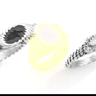 Kieselstein-Cord 18k Yellow Gold Horse Gem Intaglio Signet Ring Size 6: Kieselstein-Cord 18k Yellow Gold Horse Gem Intaglio Signet Ring Size 6 The Kieselstein-Cord Horse Gem Intaglio Signet Ring is a stunning piece crafted from 18k yellow gold. This exquisite ring, sized