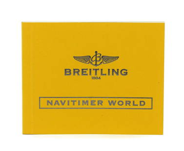 Breitling Navitimer World Manual Booklet for Collectors: Breitling Navitimer World Manual Booklet for Collectors This is a pre-owned Breitling Navitimer World booklet manual, providing essential information about the iconic Breitling Navitimer model. Perfec